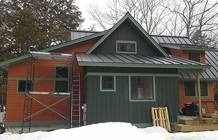hard-wearing metal roofing in rockport me
