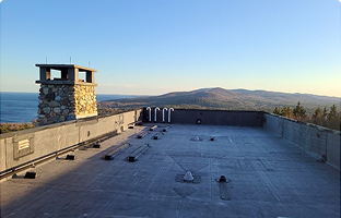 seamless EPDM rubber roofing in rockport me